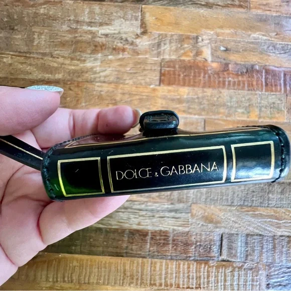 Dolce & Gabbana Black Leather Book Purse Charm - Picture 3 of 8